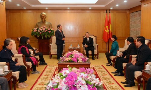 GIÁO HỘI THĂM VÀ CHÚC TẾT BAN DÂN VẬN TRUNG ƯƠNG